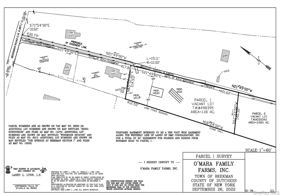Survey map Survey map