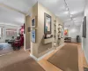 Entry and hall and den Entry and hall and den