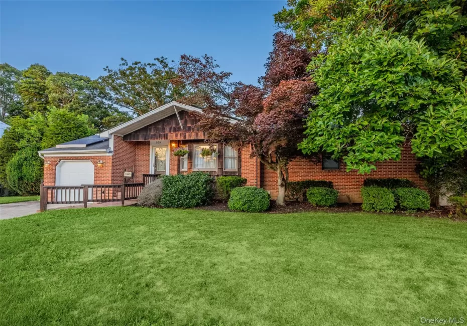 Brick facade home Brick facade home