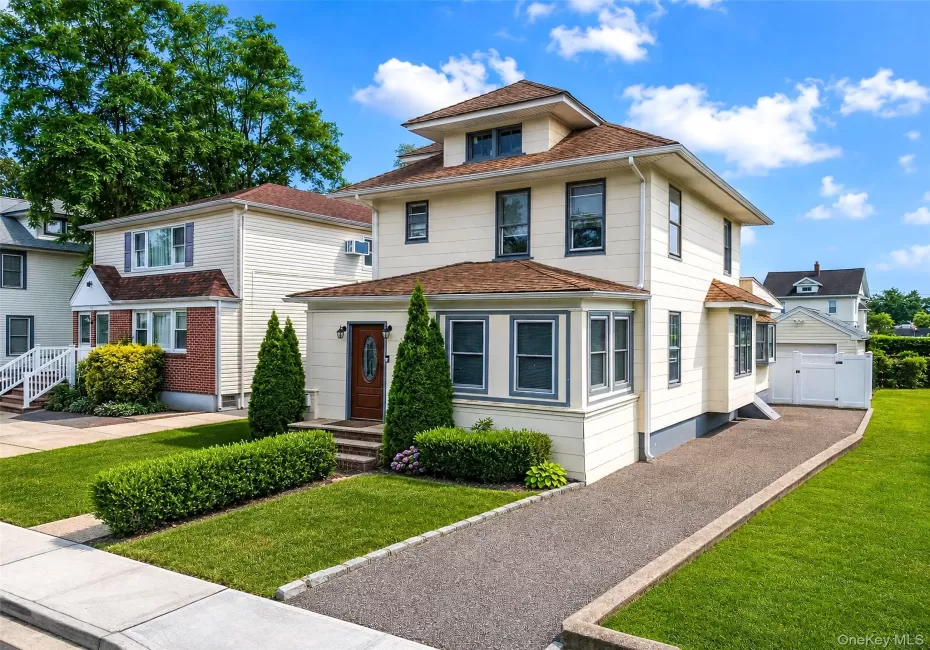 Home Front with Long Driveway Home Front with Long Driveway