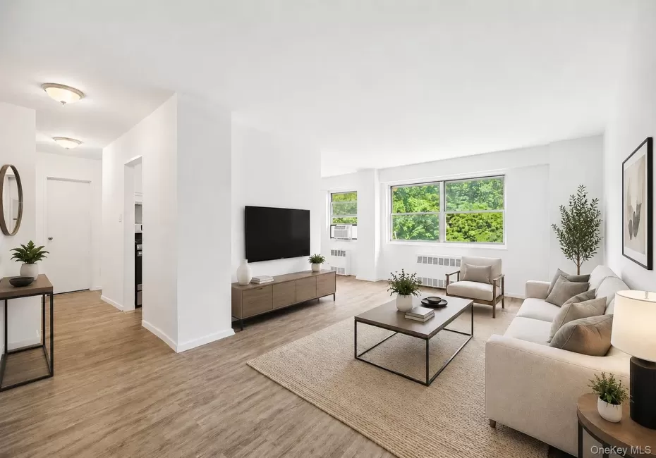 Living Room virtually staged with furniture Living Room virtually staged with furniture