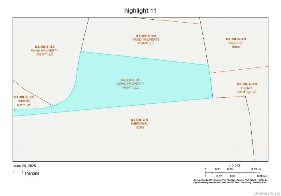 Parcel map Parcel map