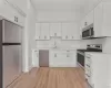 Kitchen with stainless steel appliances Kitchen with stainless steel appliances