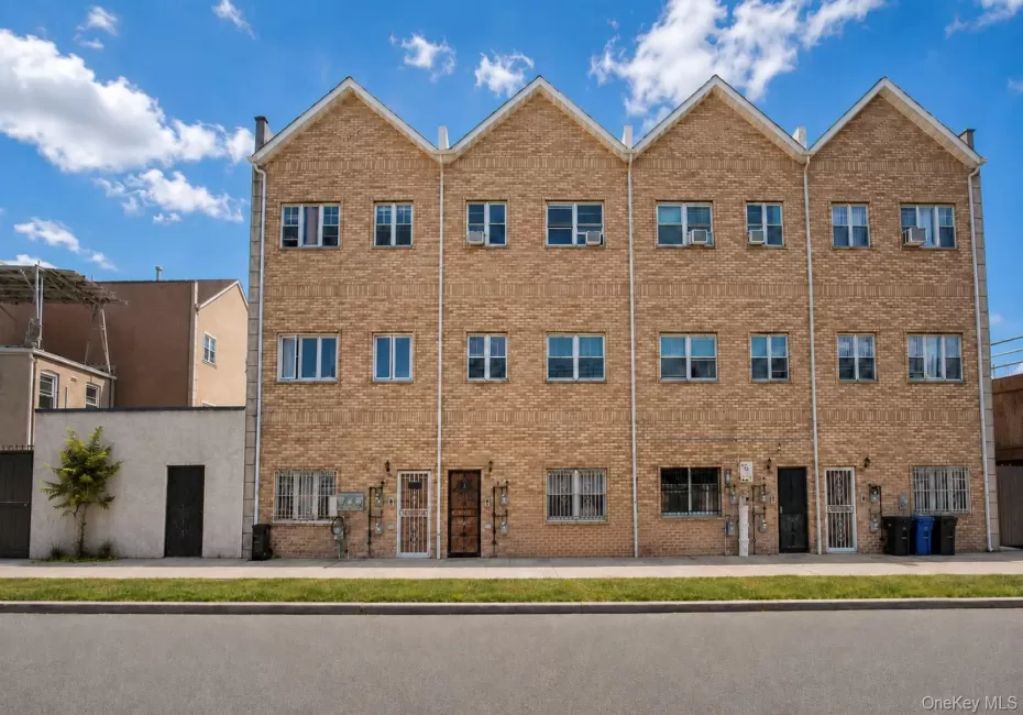 Multi-unit brick facade building. Multi-unit brick facade building.