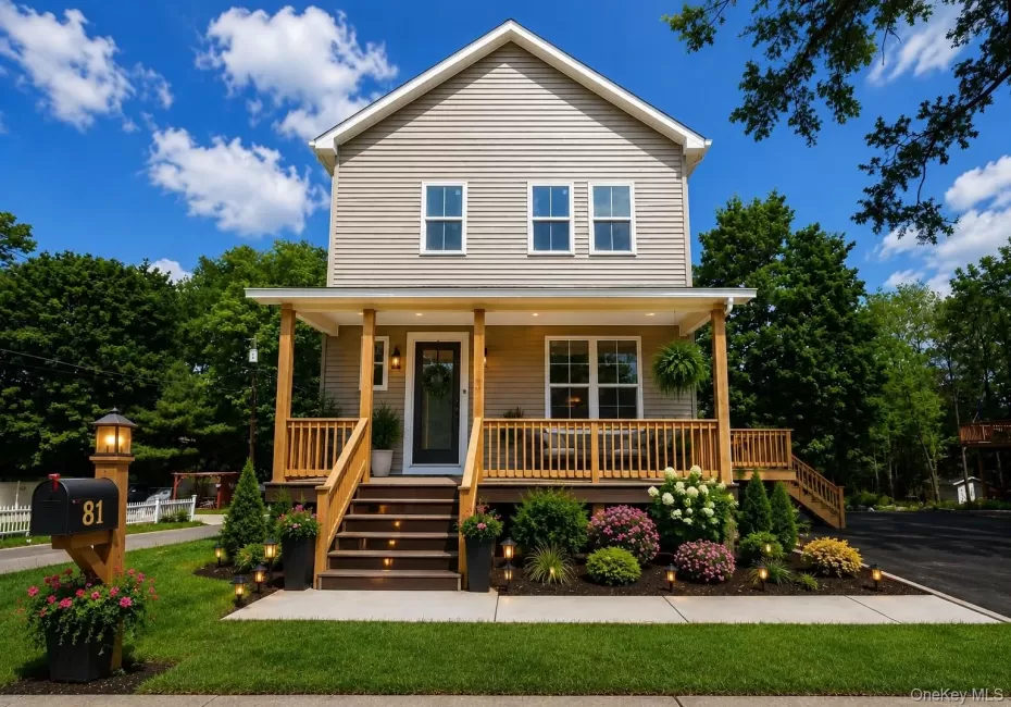 Virtually enhanced to show the potential curb appeal with a little landscaping Virtually enhanced to show the potential curb appeal with a little landscaping