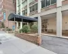 Entrance to property with brick siding Entrance to property with brick siding
